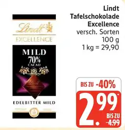 Marktkauf Lindt Tafelschokolade Excellence Angebot