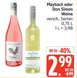 Marktkauf Maybach oder Don Simon Weine Angebot
