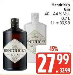 Marktkauf Hendrick's Gin Angebot