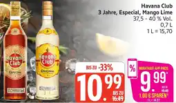 Marktkauf Havana Club 3 Jahre, Especial, Mango Lime Angebot