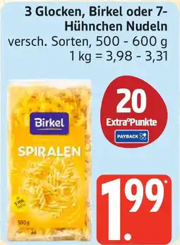 Marktkauf 3 Glocken, Birkel oder 7- Hühnchen Nudeln Angebot