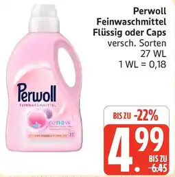Marktkauf Perwoll Feinwaschmittel Flüssig oder Caps Angebot