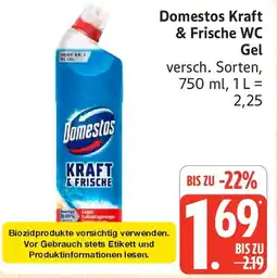 Marktkauf Domestos Kraft & Frische WC Gel Angebot