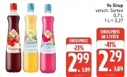 Marktkauf Yo Sirup Angebot