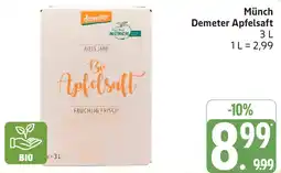 Marktkauf Münch Demeter Apfelsaft Angebot