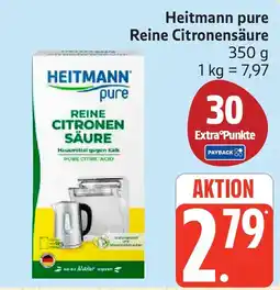 Marktkauf Heitmann pure Reine Citronensäure Angebot