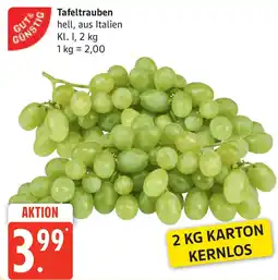 Marktkauf Tafeltrauben Angebot