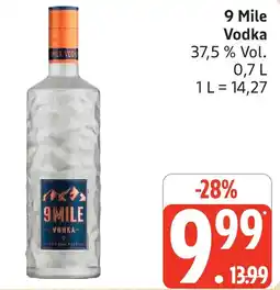 Marktkauf 9 Mile Vodka Angebot