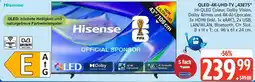 Marktkauf Hisense QLED-4K-UHD-TV „,43E7S" Angebot