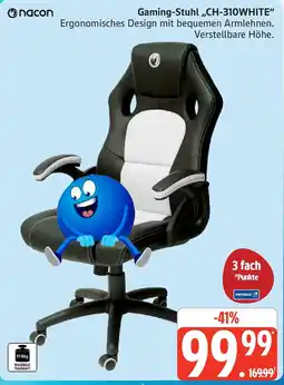 Marktkauf Nacon Gaming-Stuhl „CH-310WHITE“ Angebot
