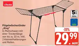 Marktkauf vileda Flügelwäscheständer "King" Angebot