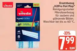 Marktkauf vileda Ersatzbezug ,,H2Pro Flat Mop" Angebot
