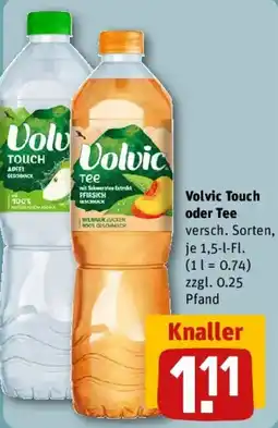 REWE Volvic Touch oder Tee Angebot