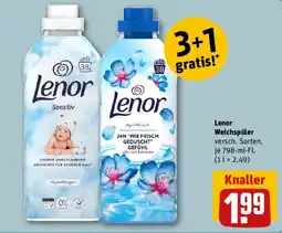REWE Lenor Weichspüler Angebot