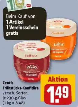 REWE Zentis Frühstücks-Konfitüre Angebot