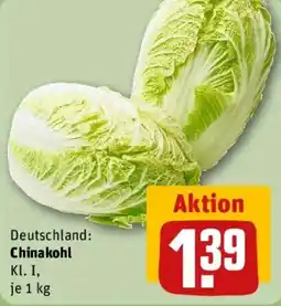 REWE Chinakohl Angebot