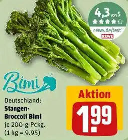 REWE Stangen-Broccoli Bimi Angebot
