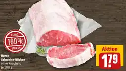 REWE Duroc Schweine-Rücken Angebot