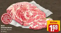 REWE Duroc Schweine-Braten Angebot