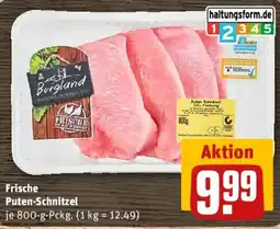 REWE Frische Puten-Schnitzel Angebot