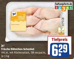 REWE ja! Frische Hähnchen-Schenkel Angebot