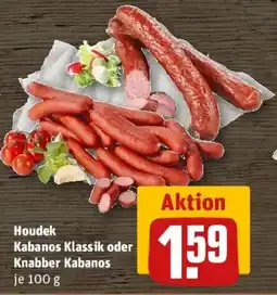 REWE Houdek Kabanos Klassik oder Knabber Kabanos Angebot