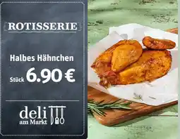 REWE Rotisserie Halbes Hähnchen Angebot