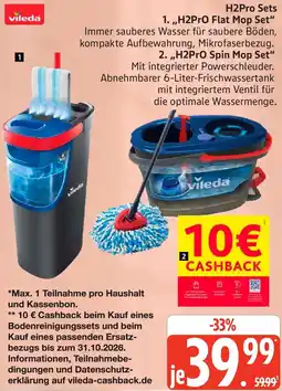 Marktkauf Vileda H2Pro Sets Angebot