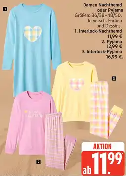 Marktkauf Damen Nachthemd oder Pyjama Angebot