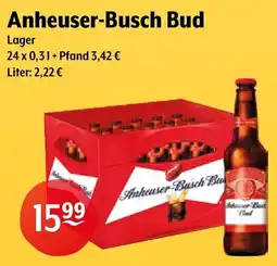 Getränke Hoffmann Anheuser-Busch Bud Lager Angebot