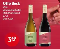 Getränke Hoffmann Otto Beck Wein Angebot