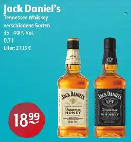 Getränke Hoffmann Jack Daniel's Tennessee Whiskey Angebot