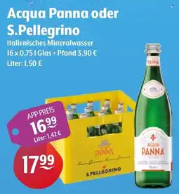 Getränke Hoffmann Acqua Panna oder S.Pellegrino Angebot