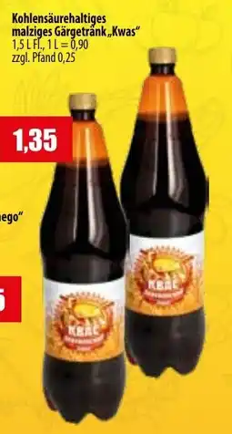 Mix Markt Kohlsäurehaltiges malziges Gärgetränk „Kwas“ Angebot