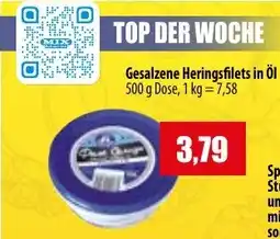 Mix Markt Gesalzene Heringsfilets in Öl Angebot