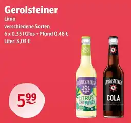 Getränke Hoffmann Gerolsteiner Limo Angebot