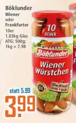 Klaas und Kock Böklunder Wiener Würstchen Angebot