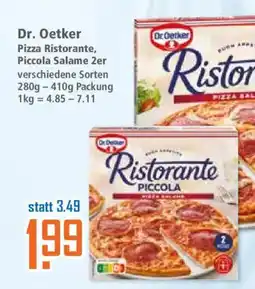 Klaas und Kock Dr. Oetker Pizza Ristorante, Piccola Salame Angebot