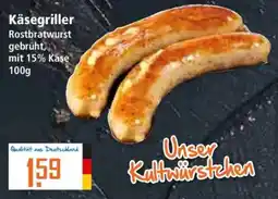 Klaas und Kock Käsegriller Rostbratwurst Angebot