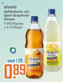 Klaas und Kock vivaris Apfelschorle oder Sport Grapefruit-Zitrone Angebot
