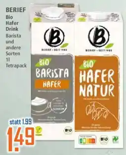 Klaas und Kock BERIEF Bio Hafer Drink Barista und andere Sorten Angebot