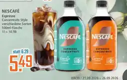 Klaas und Kock NESCAFE Espresso Concentrate Style Angebot