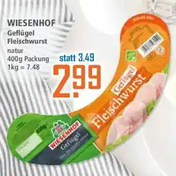Klaas und Kock WIESENHOF Geflügel Fleischwurst natur Angebot