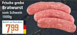 Klaas und Kock Frische grobe Bratwurst vom Schwein Angebot