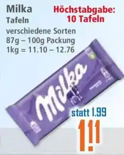 Klaas und Kock Milka Tafeln Angebot