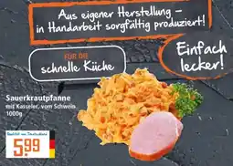 Klaas und Kock Sauerkrautpfanne mit Kasseler, vom Schwein Angebot