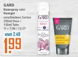Klaas und Kock GARD Haarspray oder Haargel Angebot