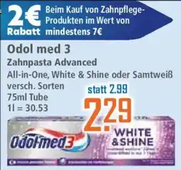 Klaas und Kock Odol med 3 Zahnpasta Advanced Angebot