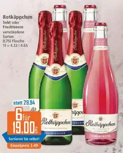 Klaas und Kock Rotkäppchen Sekt oder Fruchtsecco Angebot
