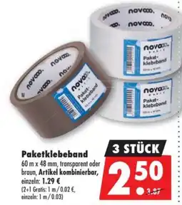 Mäc Geiz novao Paketklebeband Angebot